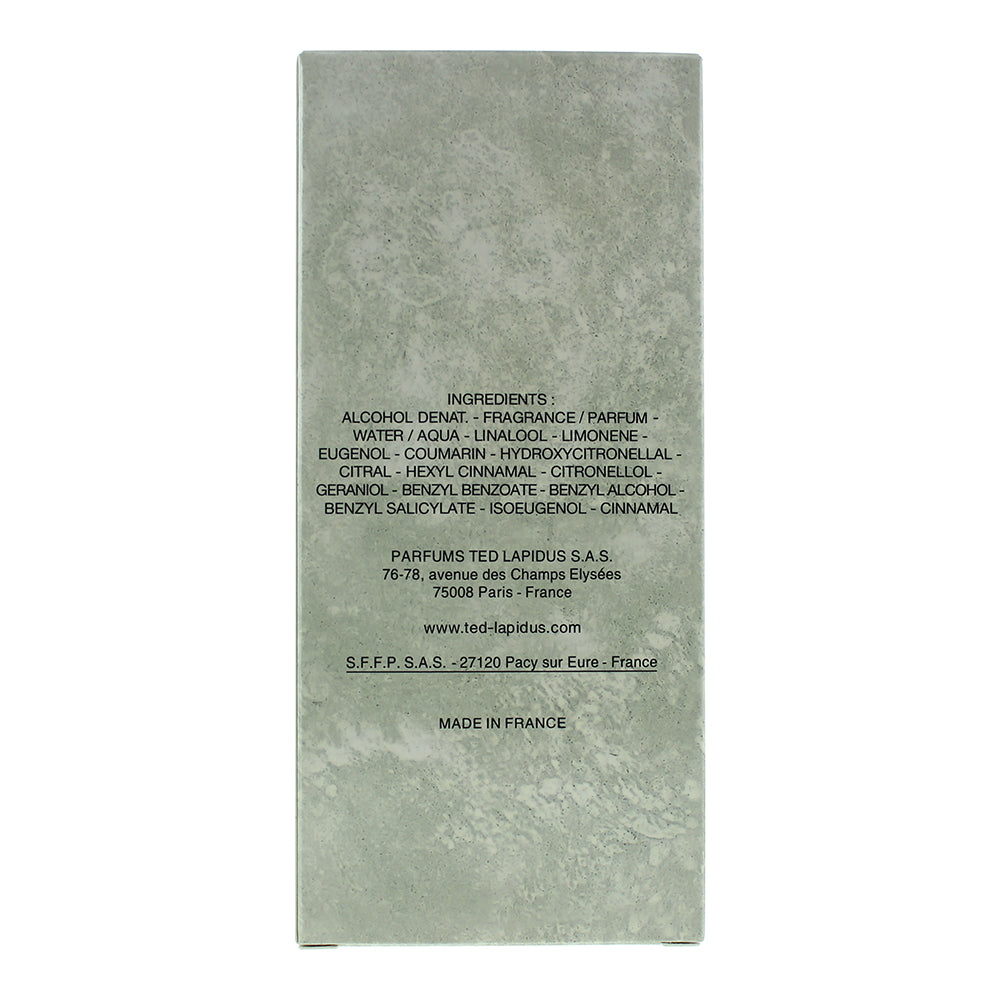 Ted Lapidus Pour Homme Eau de Toilette 100ml