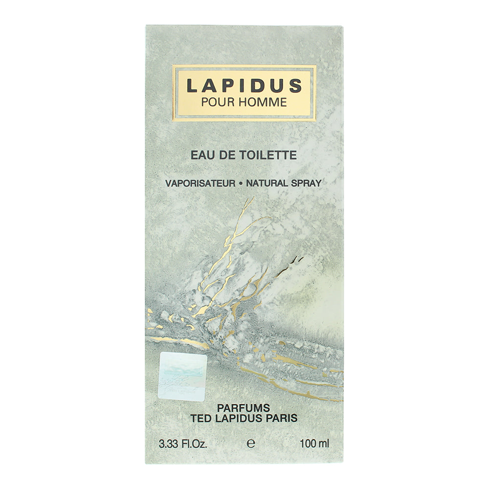 Ted Lapidus Pour Homme Eau de Toilette 100ml - Box