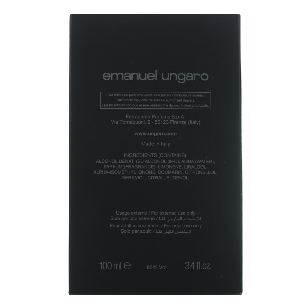 Emanuel Ungaro Ungaro Pour L'homme Iii Eau de Toilette 100ml