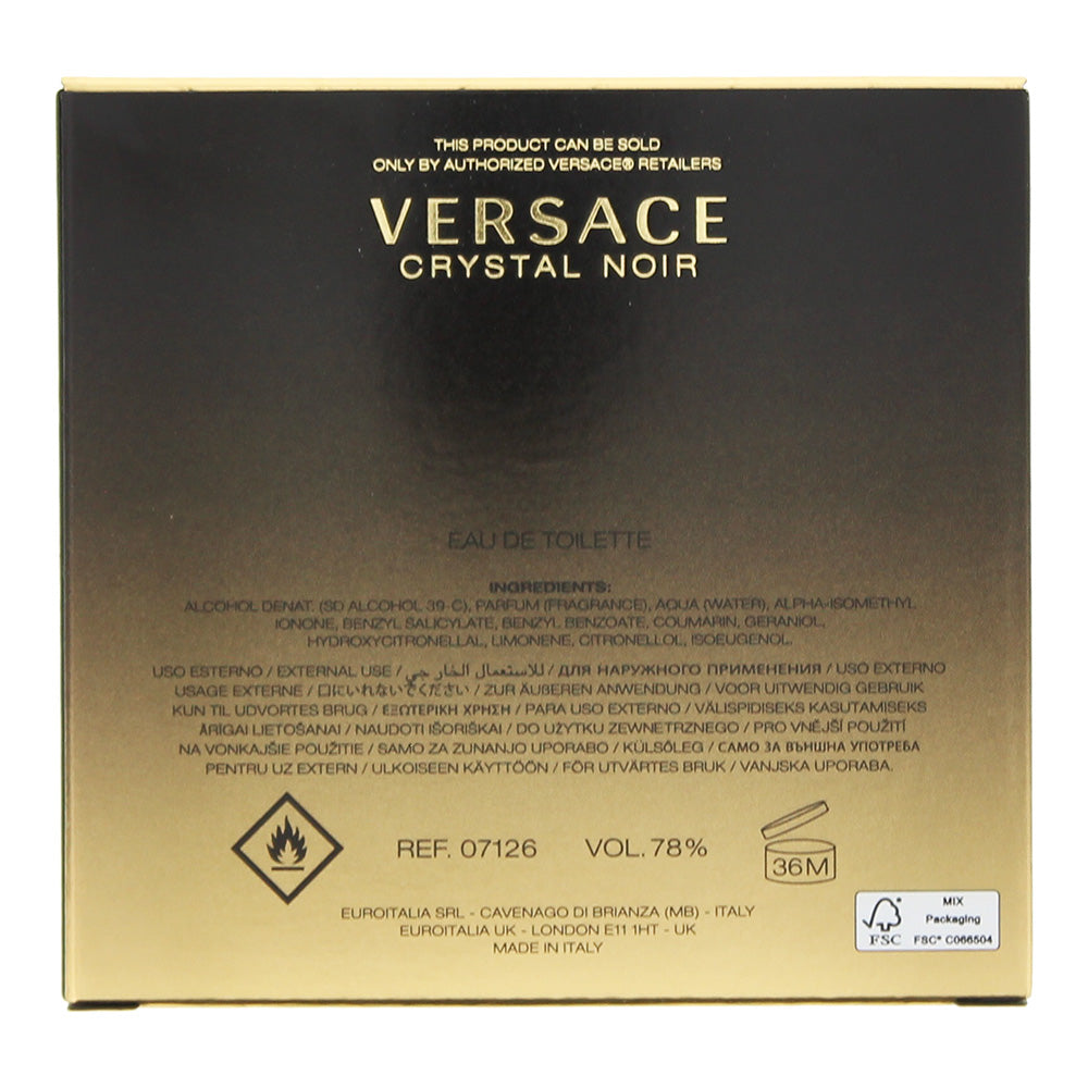 Versace Crystal Noir Eau de Toilette 50ml
