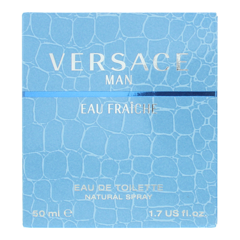 Versace Man Eau Fraiche Eau de Toilette 50ml - Box
