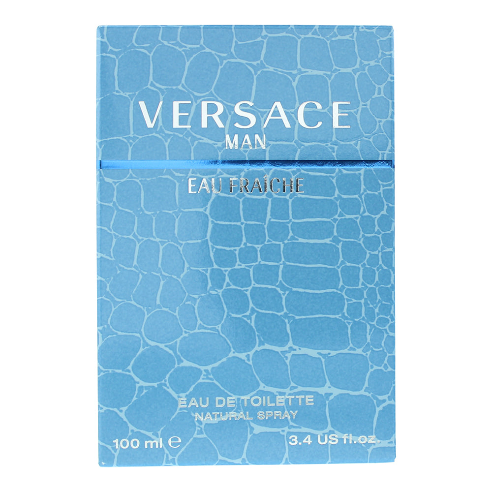 Versace Man Eau Fraiche Eau de Toilette 100ml - Box