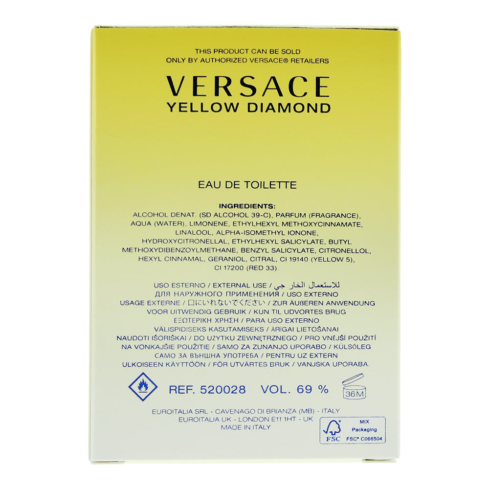 Versace Yellow Diamond Eau de Toilette 30ml