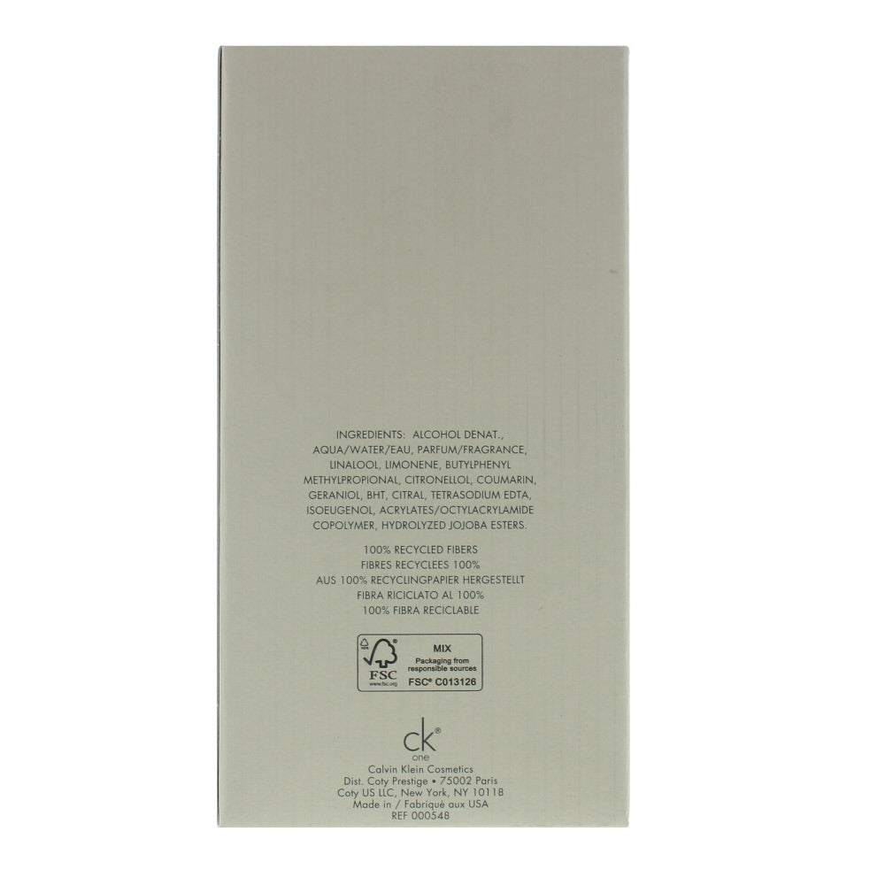 Calvin Klein Ck One Eau de Toilette 200ml