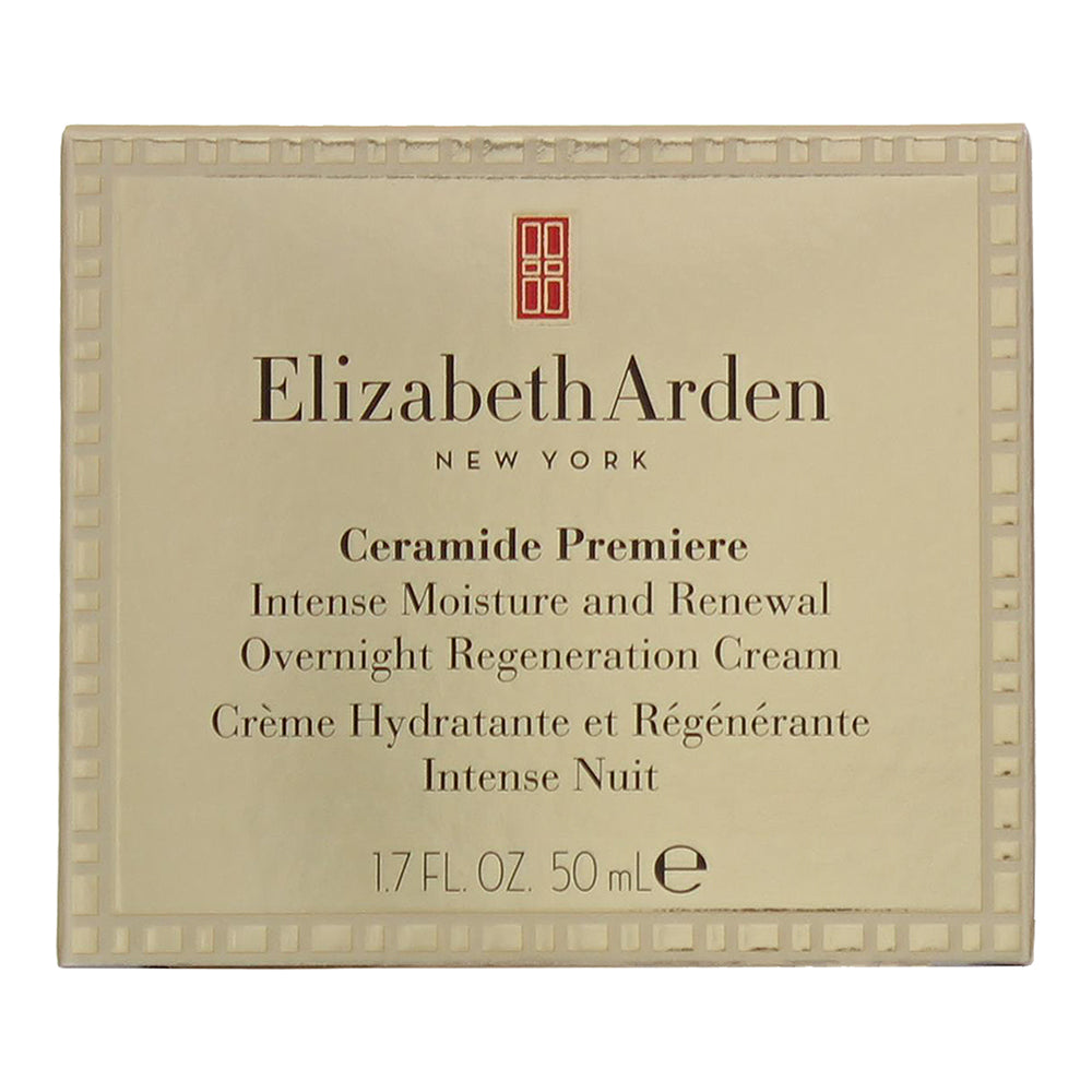 Elizabeth Arden Ceramide Premiere Moisture And Renewal Overnight Cream 50ml - Box