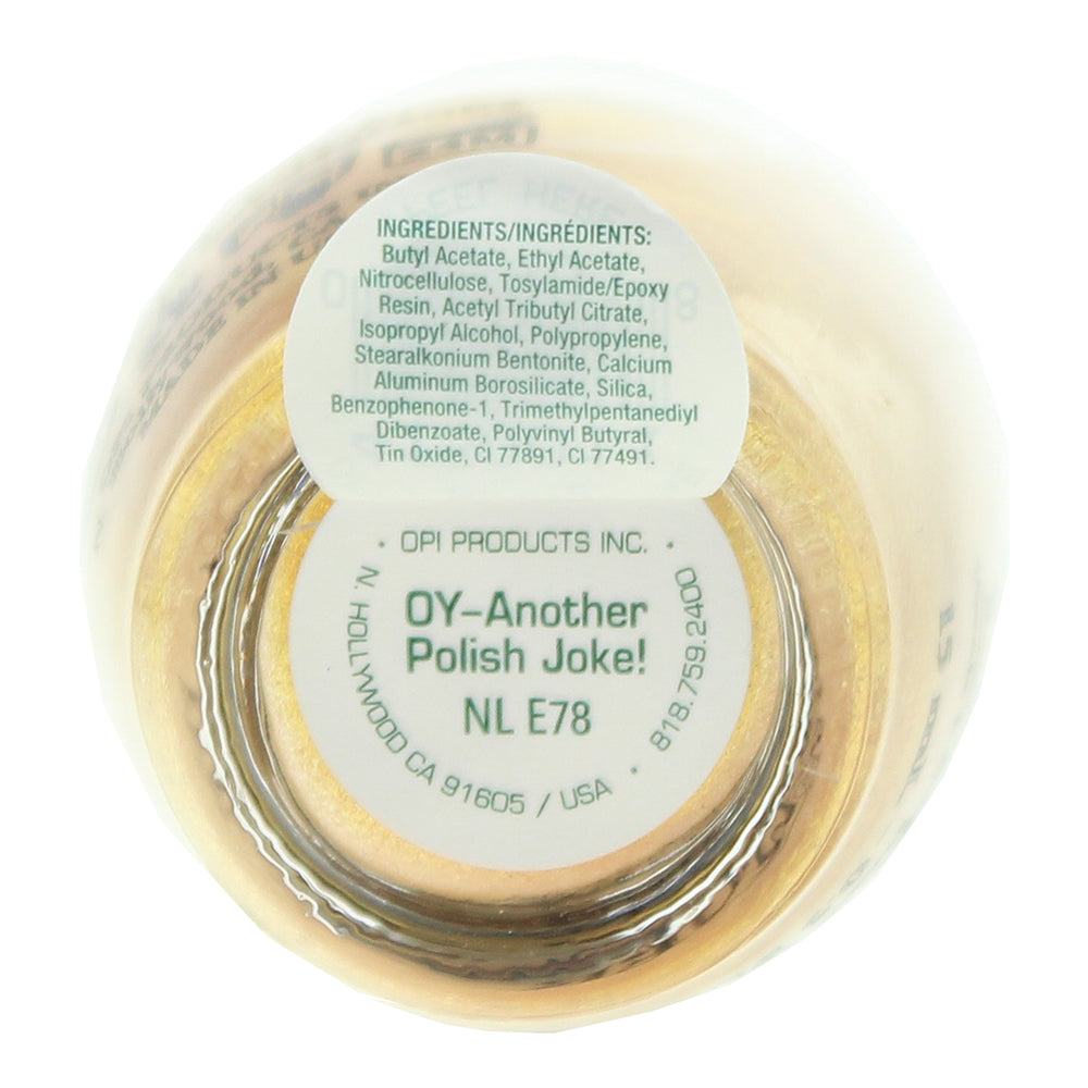 Opi Oy Another Polish Joke Nail Polish 15ml - Ingredients