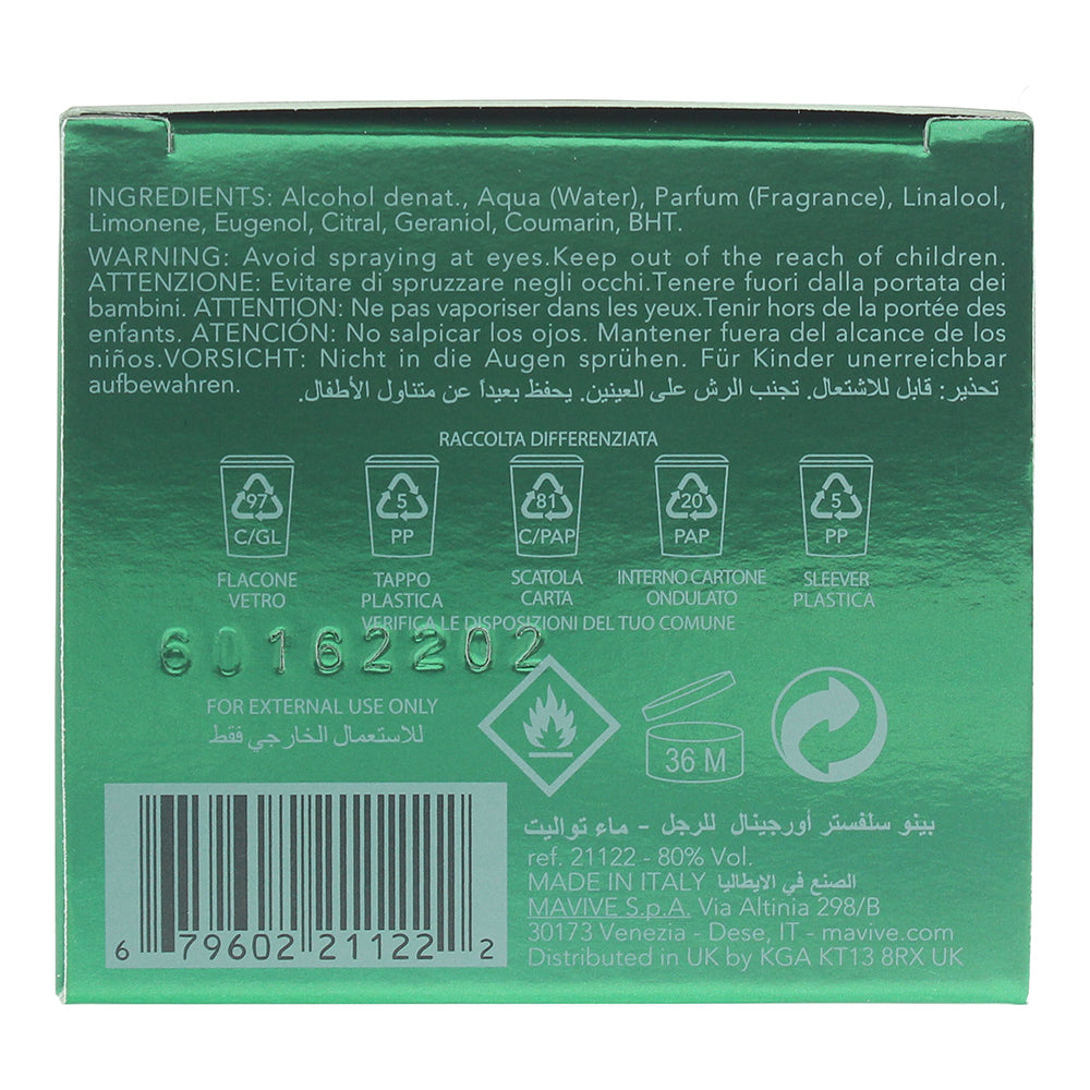 Pino Silvestre Eau de Toilette 125ml - Ingredients