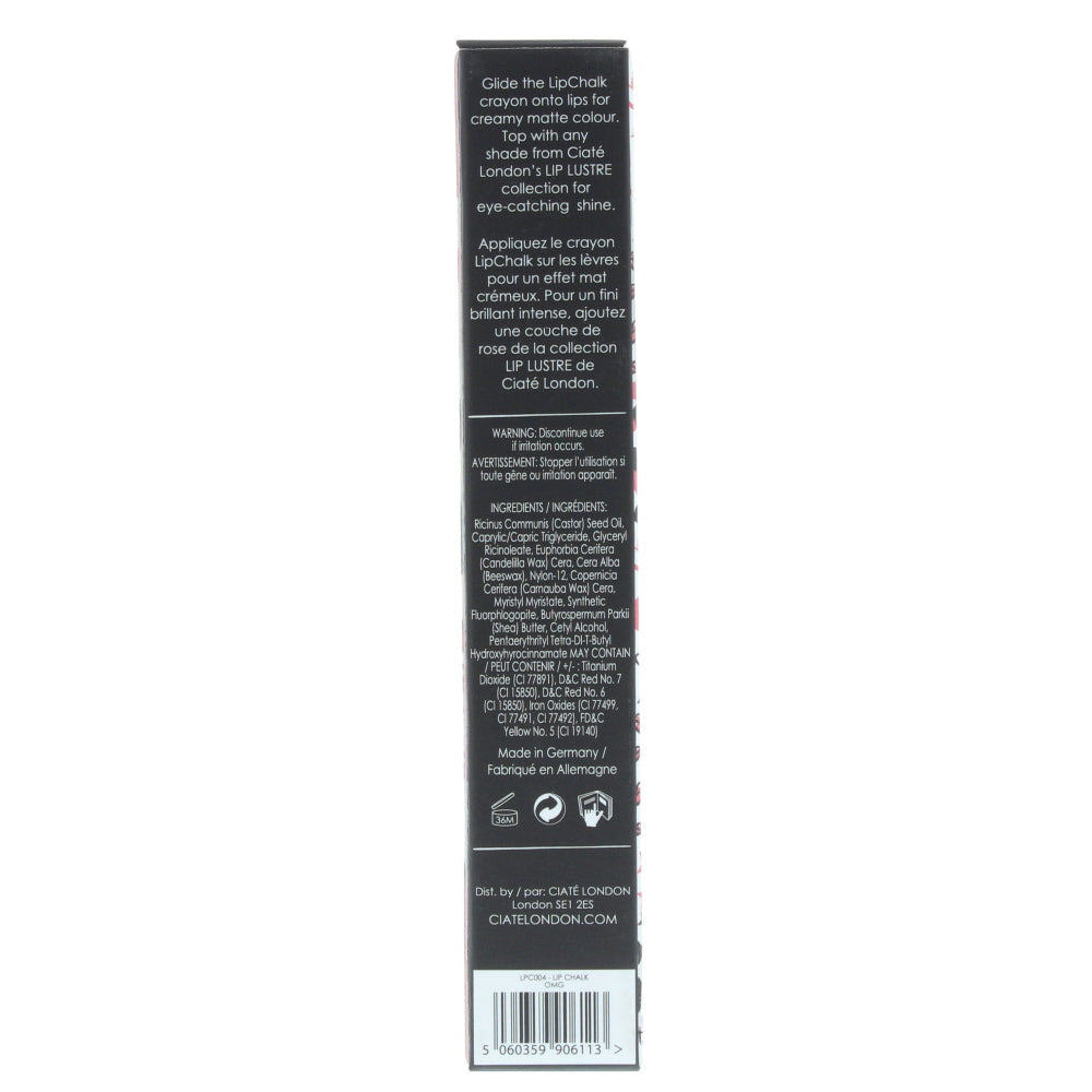 Ciaté Lip Chalk Omg Coral Pink Lip Crayon 1.9g