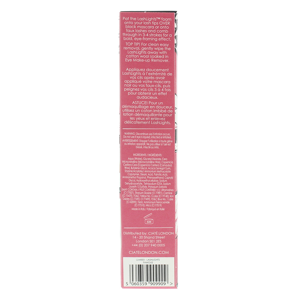 Ciaté Lashlights Famous Pink Mascara 6.5ml