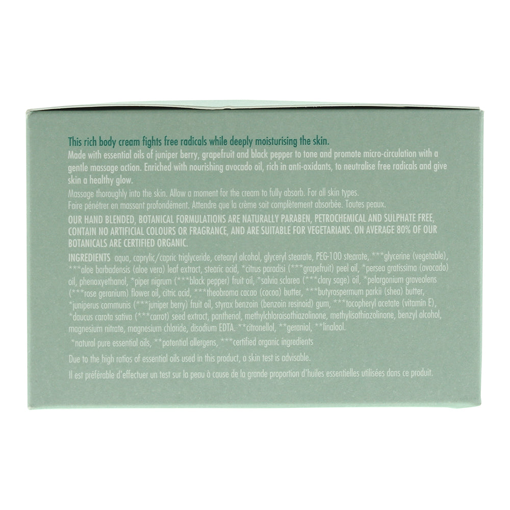 Cowshed Juniper Berry Detoxifying Body Cream 200ml