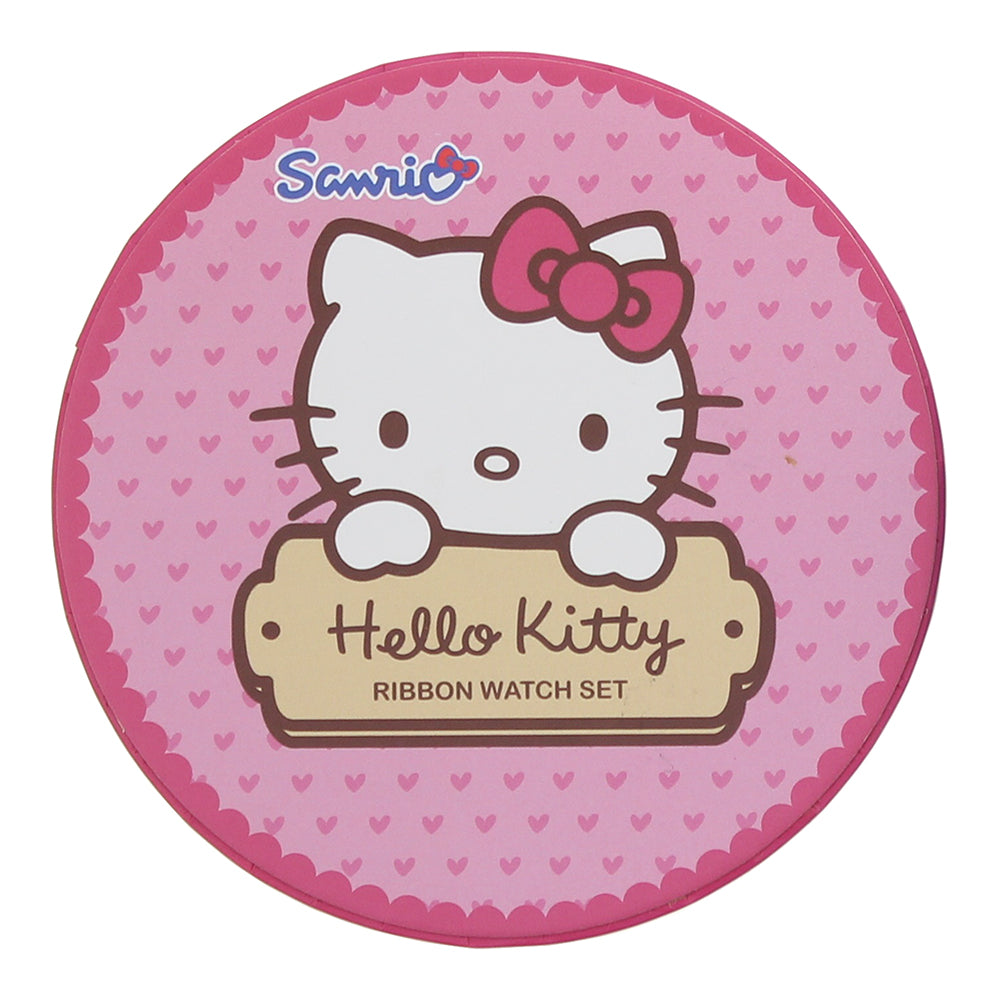 Hello Kitty Ribbon Watch Set Watch - Box