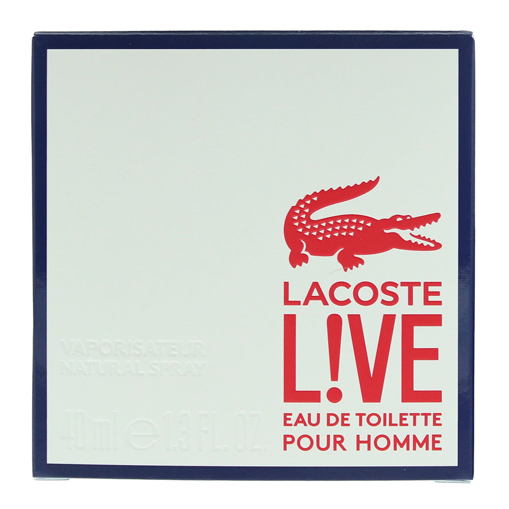 Lacoste Live Eau de Toilette 40ml - Box