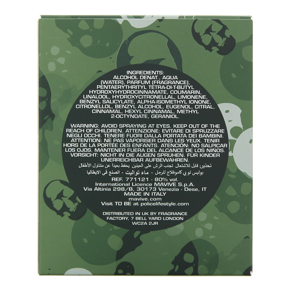 Police To Be Camouflage Special Edition Eau de Toilette 125ml