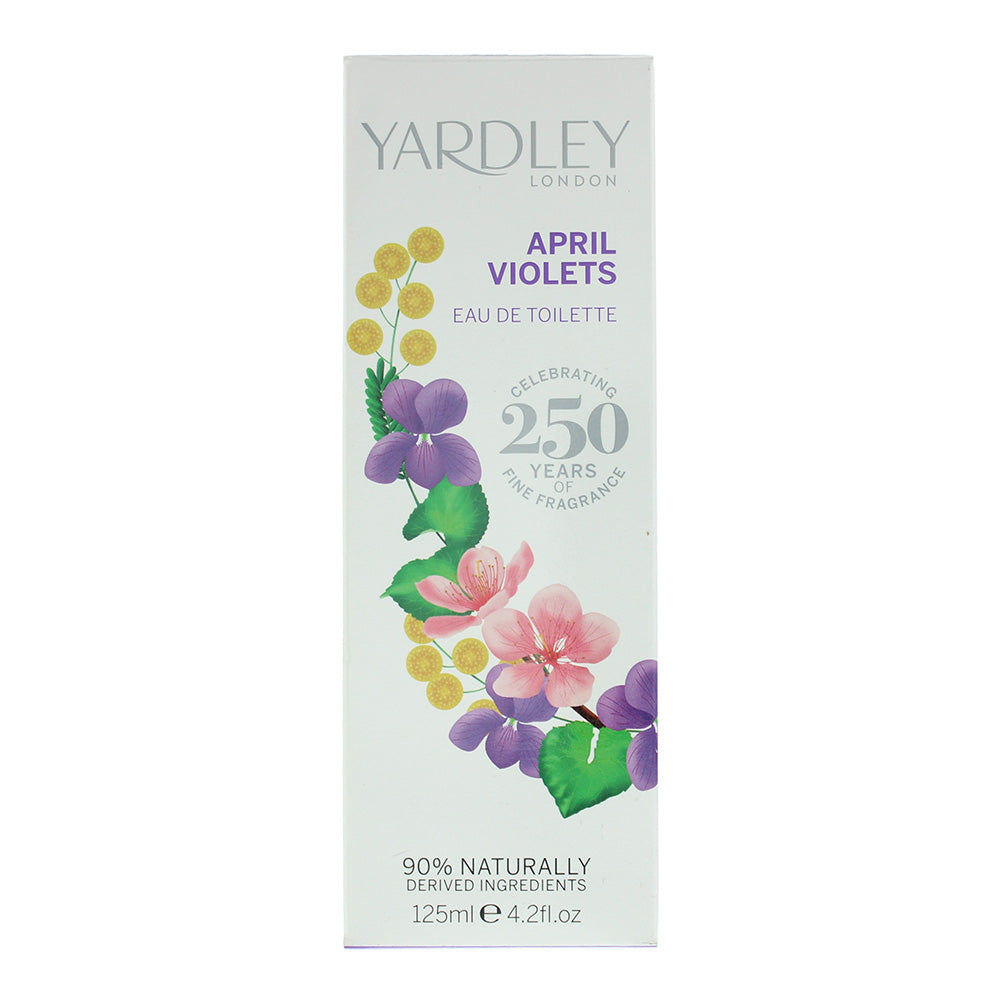Yardley April Violets Eau de Toilette 125ml - Box