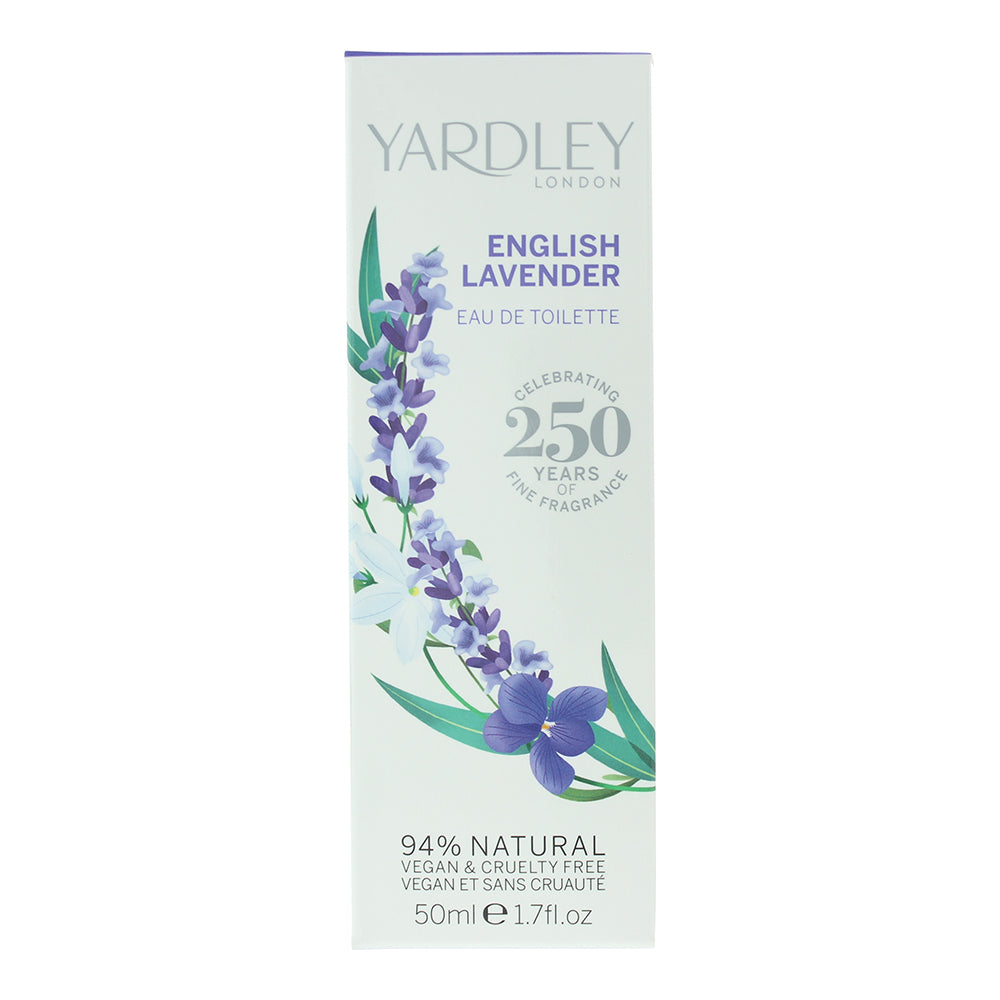 Yardley English Lavender Eau de Toilette 50ml - Box