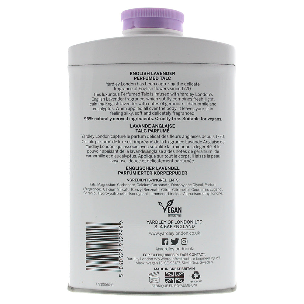 Yardley English Lavender Talcum Powder 200g