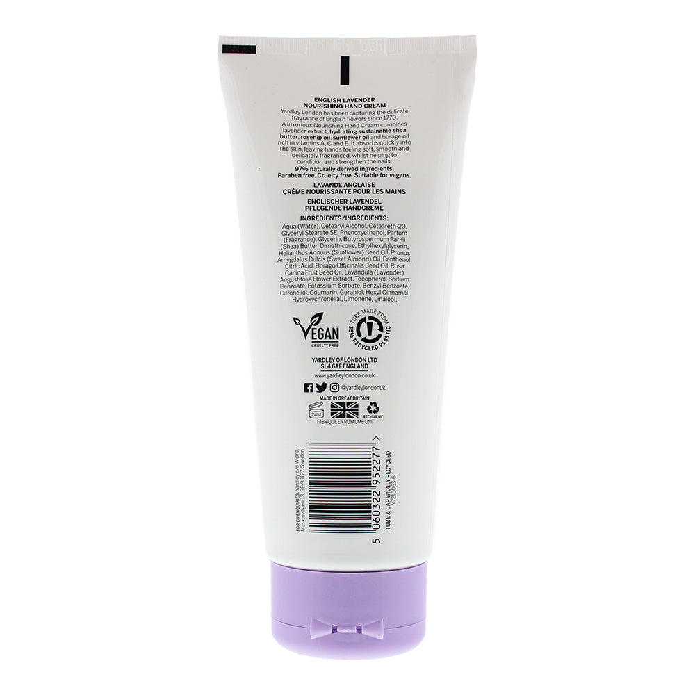 Yardley English Lavender Hand Cream 100ml