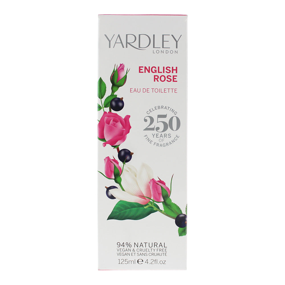 Yardley English Rose Eau de Toilette 125ml - Box