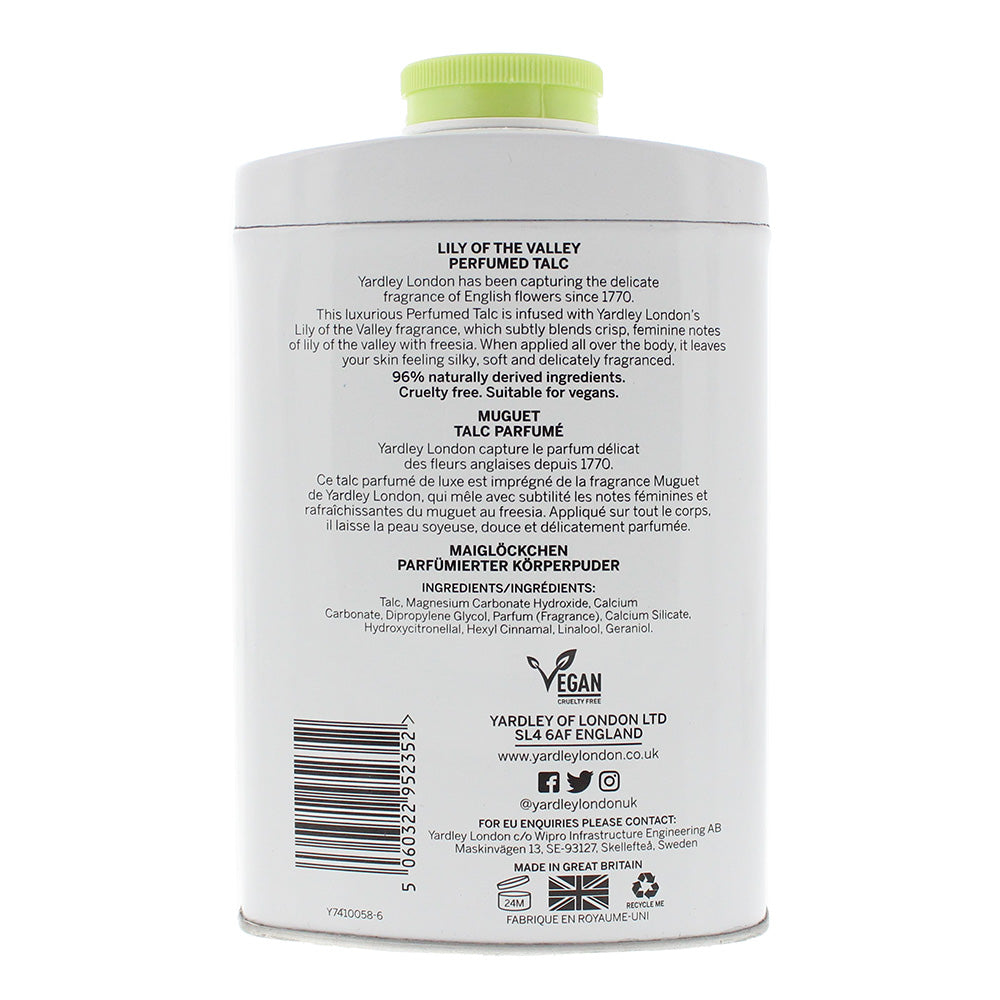 Yardley Lily Of The Valley Talcum Powder 200g
