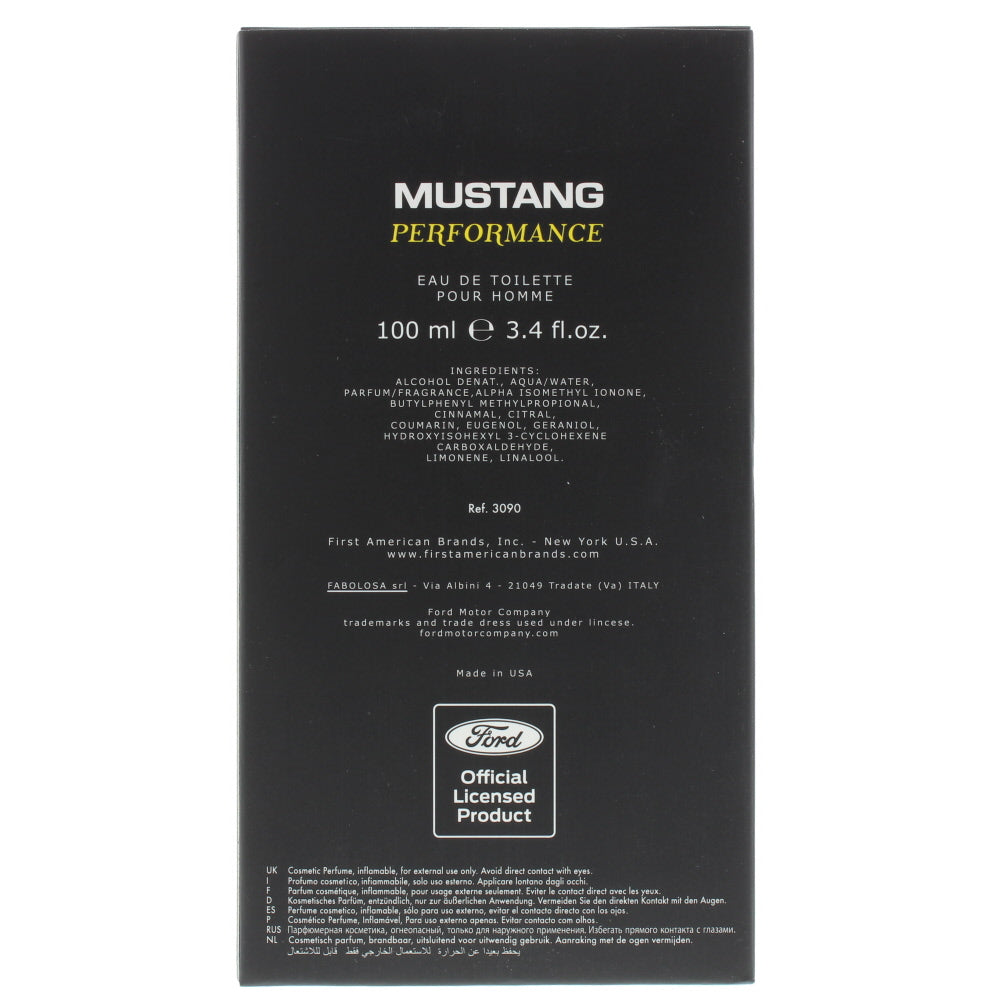 Mustang Performance Eau de Toilette 100ml