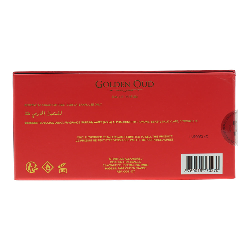 Alexandre.J The Collector Golden Oud Eau de Parfum 100ml