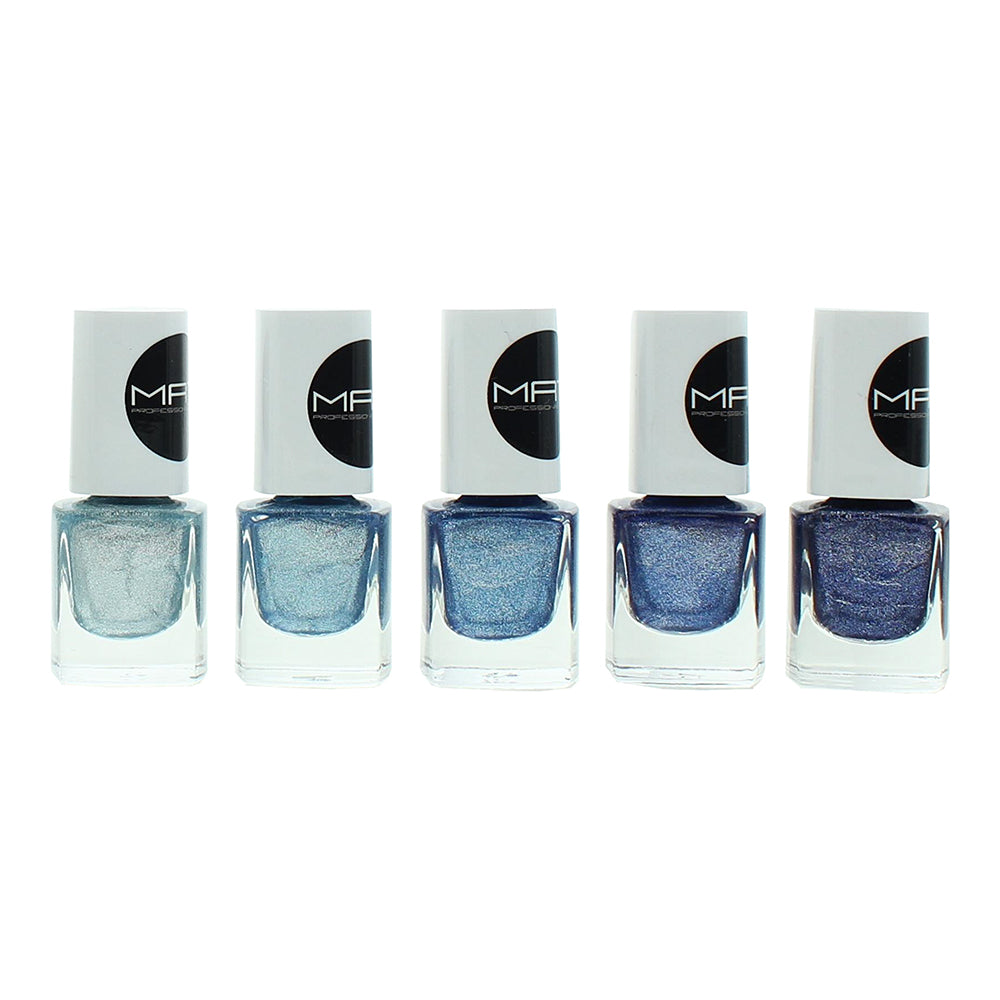 Mati Blue Ray Nail Polish Gift Set: 5 x 5ml - Product