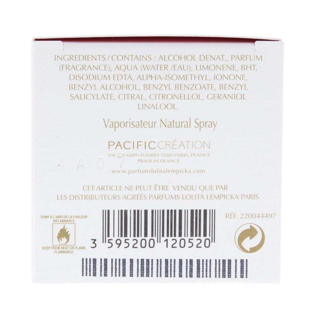 Lolita Lempicka L L'aime Eau de Toilette 80ml - Ingredients