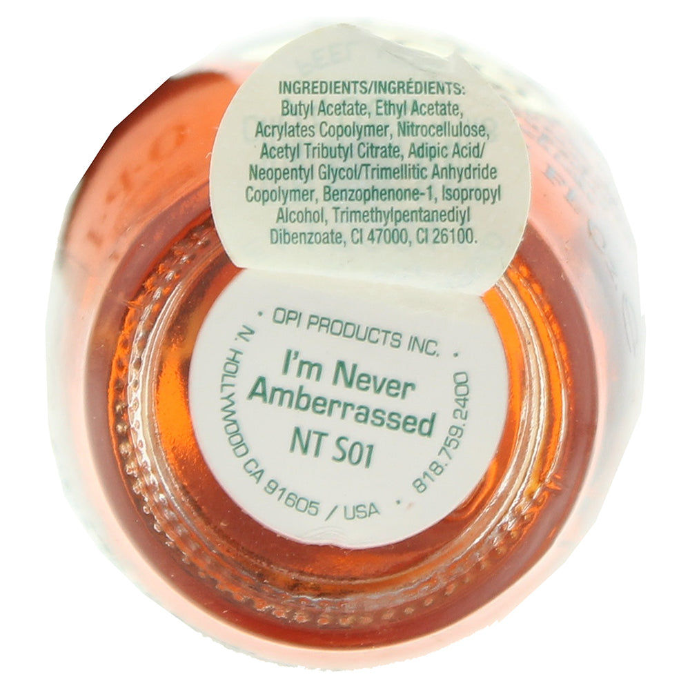 Opi I'm Never Amberrassed Nail Polish 15ml