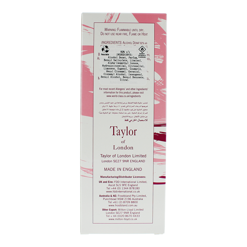 Taylor Of London White Satin Parfum de Toilette 100ml