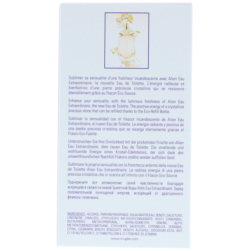 Mugler Alien Eau Extraordinaire Refillable Eau de Toilette 60ml