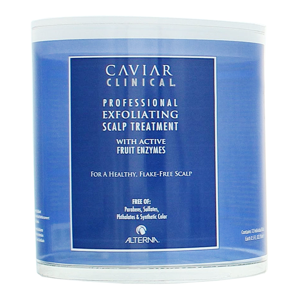 Alterna Caviar Clinical Exfoliating Scalp With Fruit Enzymes Treatment 12 x 15ml - Box