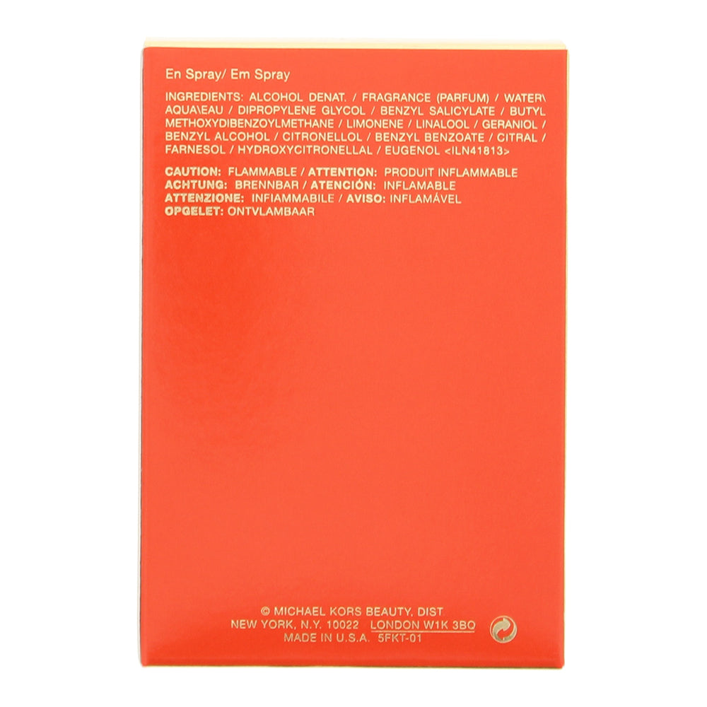 Michael Kors Coral Eau de Parfum 50ml - Ingredients