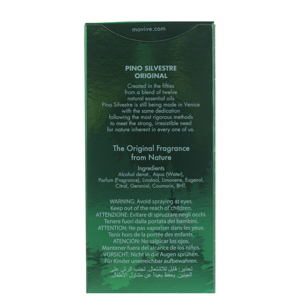 Pino Silvestre Original Eau de Toilette 75ml - Ingredients