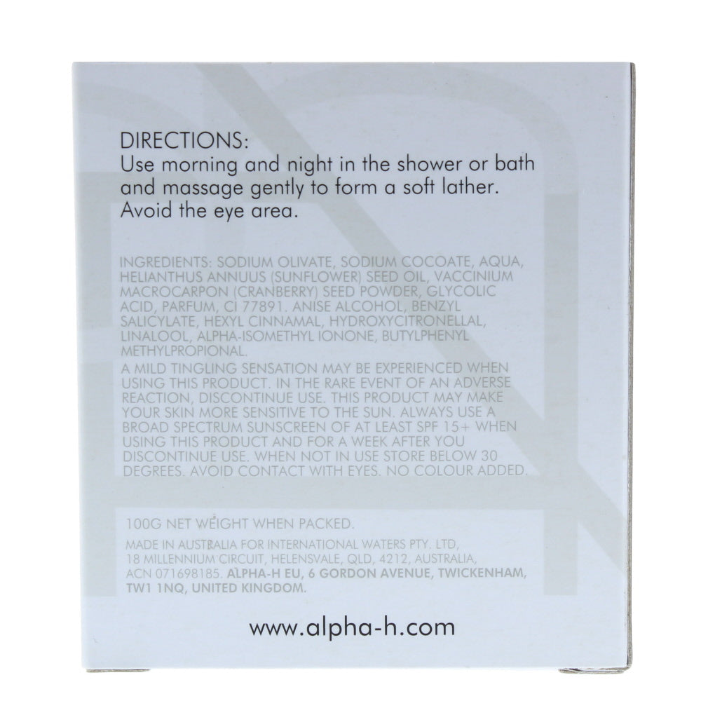 Alpha-H Cleansing Cube For Face & Body Cleanser 100g