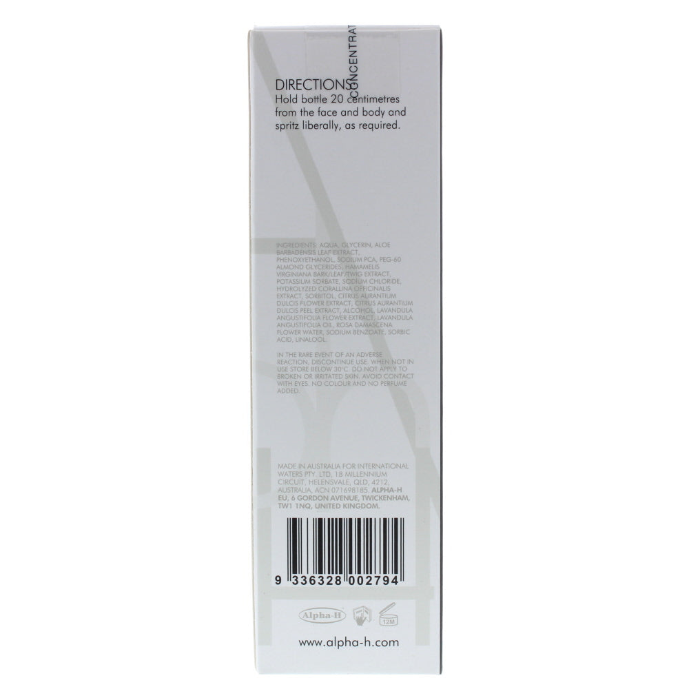Alpha-H Moisture Boosting Facial With Witch Hazel Mist 100ml