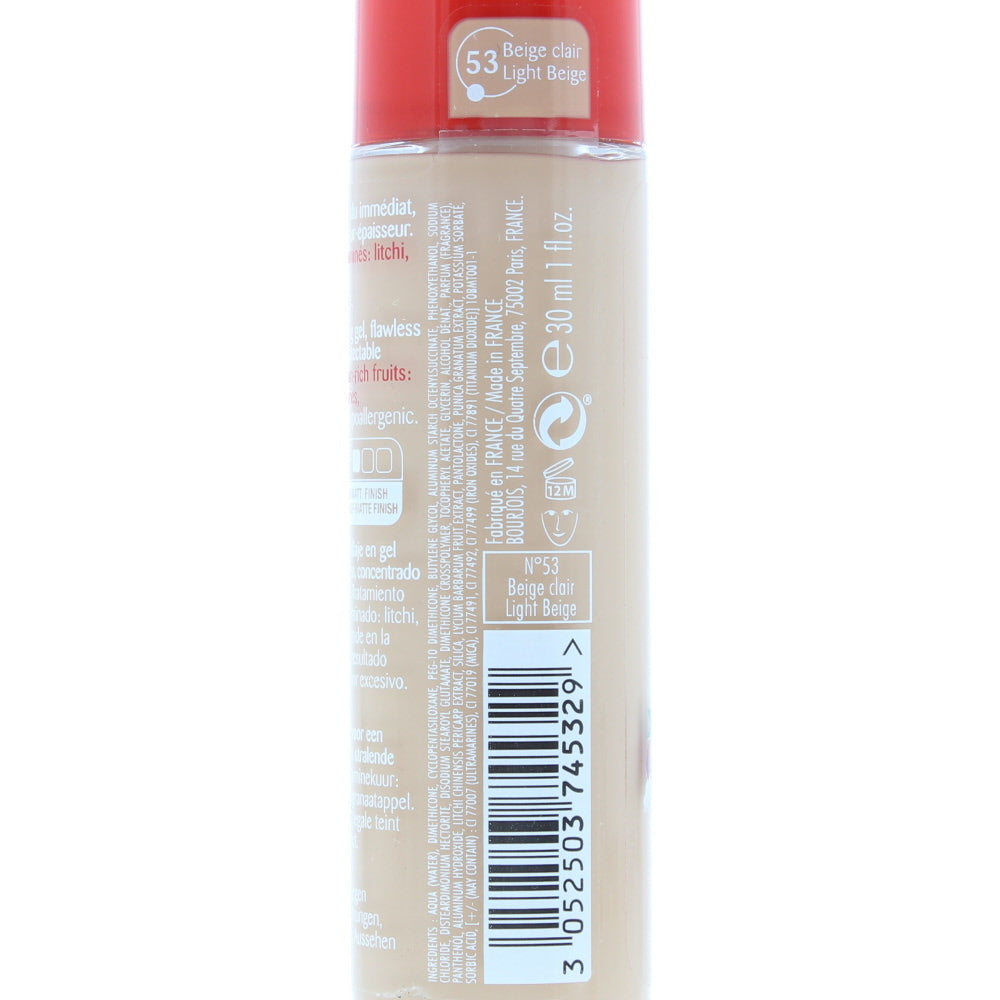Bourjois Healthy Mix Serum 53 Light Beige Foundation 30ml
