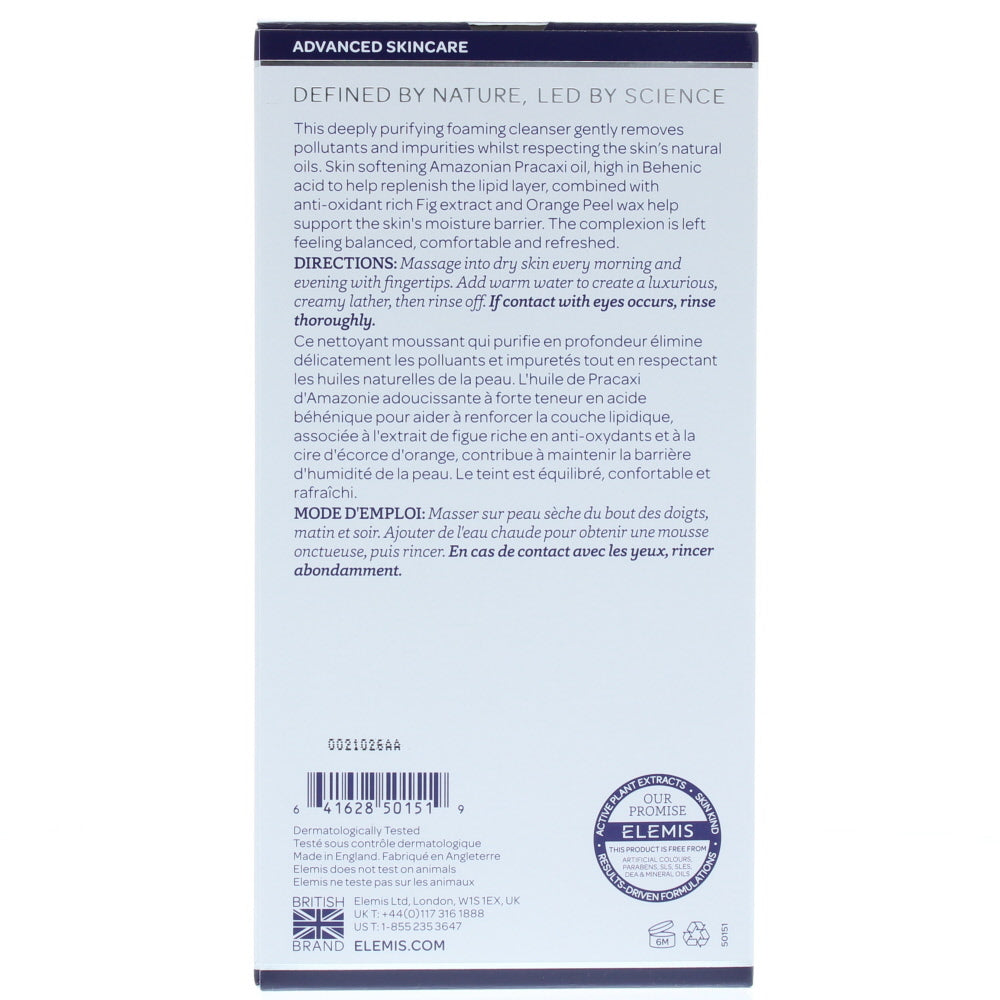 Elemis Gentle Foaming Facial Wash For All Skin Types Cream Cleanser 150ml