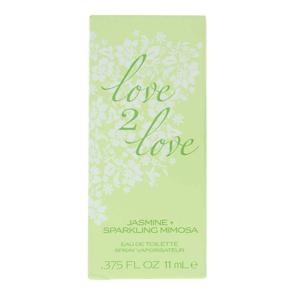 Love 2 Love Jasmine + Sparkling Mimosa Eau de Toilette 11ml - Box