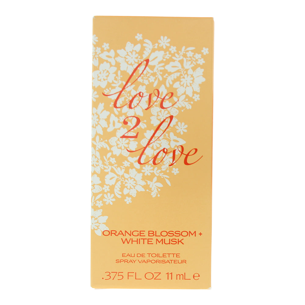 Love 2 Love Orange Blossom + White Musk Eau de Toilette 11ml - Box