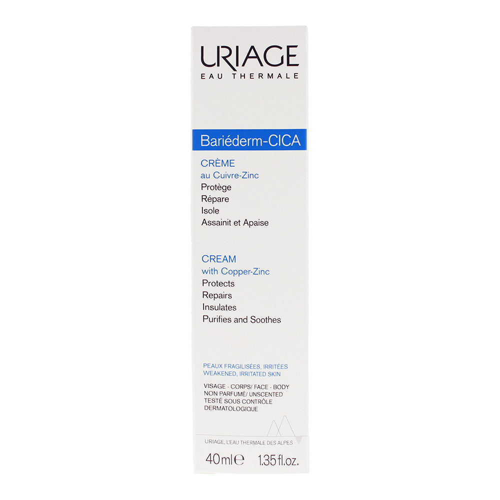 Uriage Bariéderm-Cica Cream With Copper-Zinc 40ml - Box