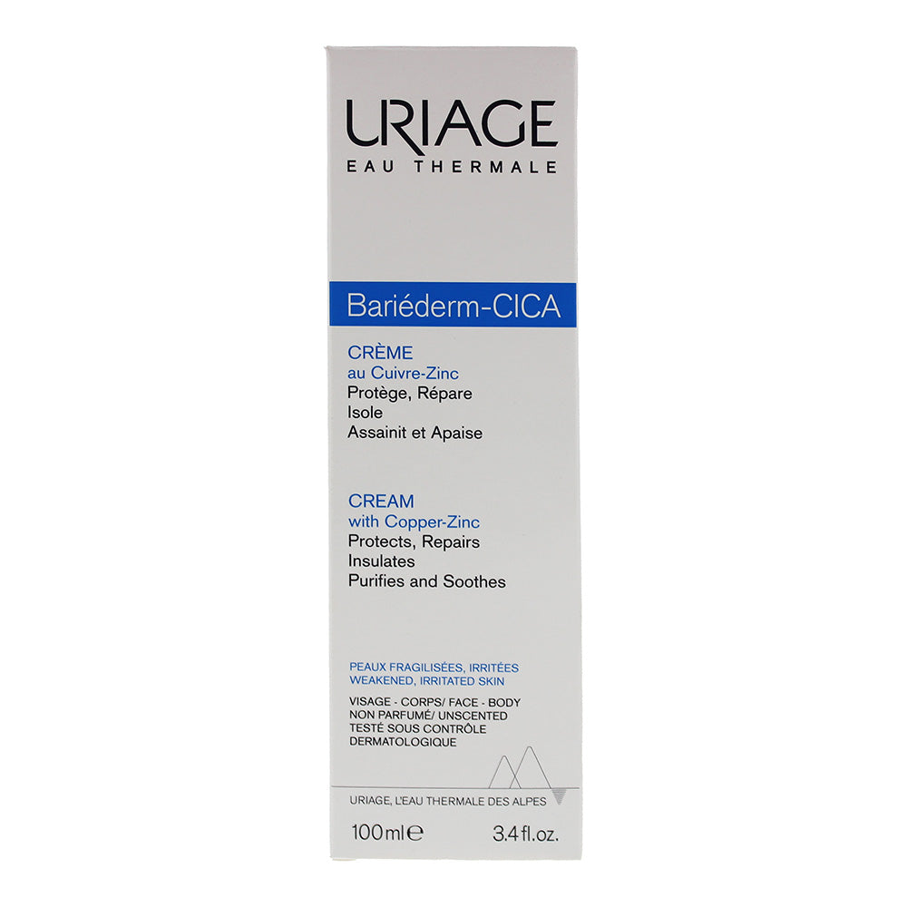 Uriage Bariéderm-Cica Cream With Copper-Zinc 100ml - Box