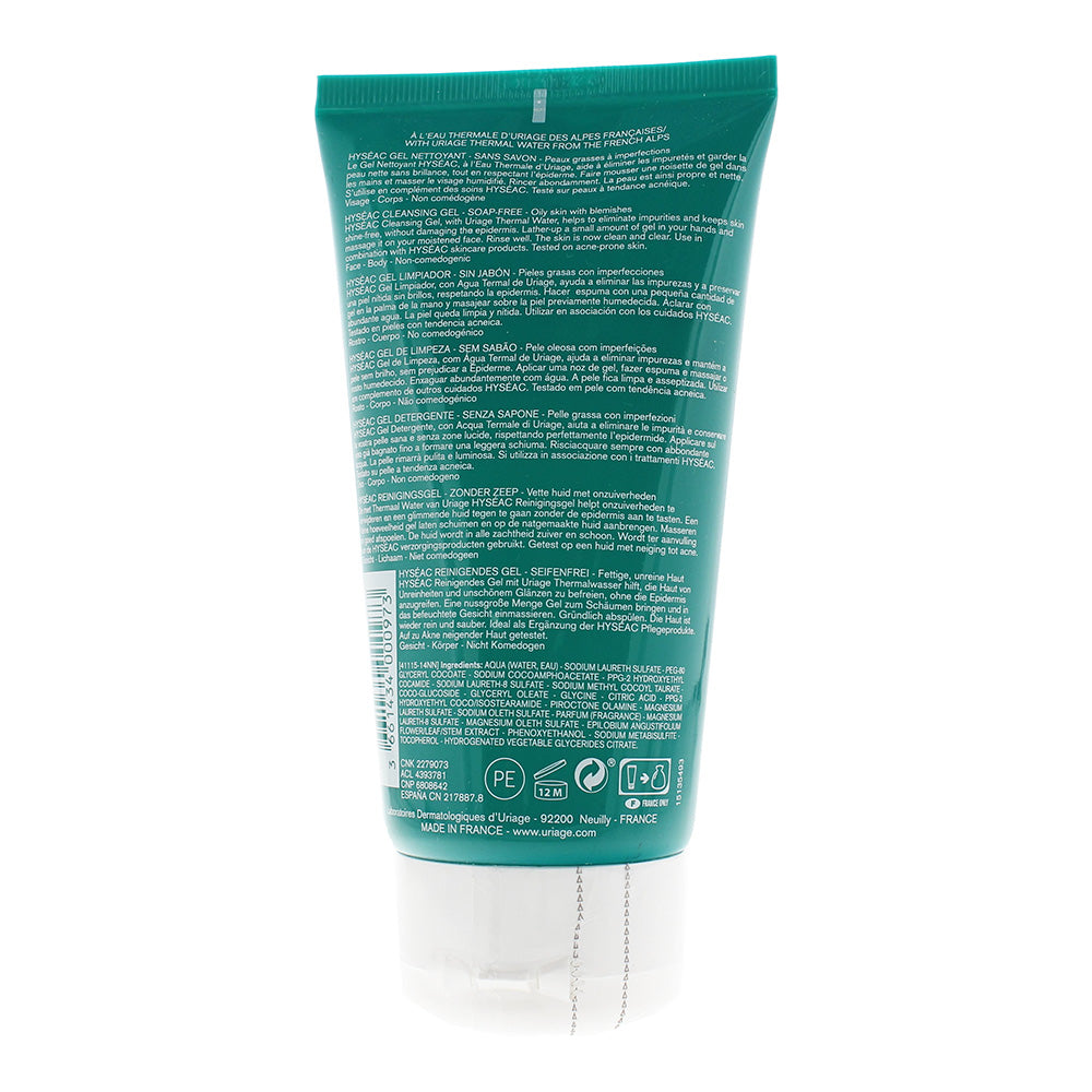 Uriage Hyséac Combination To Oily Skin Cleansing Gel 150ml