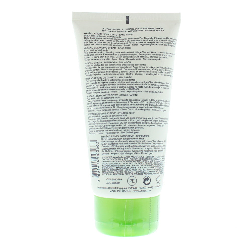 Uriage Hyséac Irritated Oily Skin Cleansing Cream 150ml