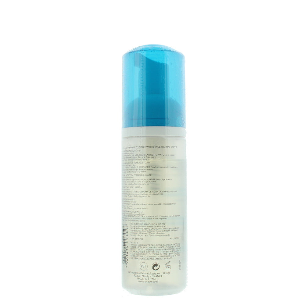 Uriage Eau Thermale Make-Up Remover Normal To Oily Skin Cleansing Foam 150ml