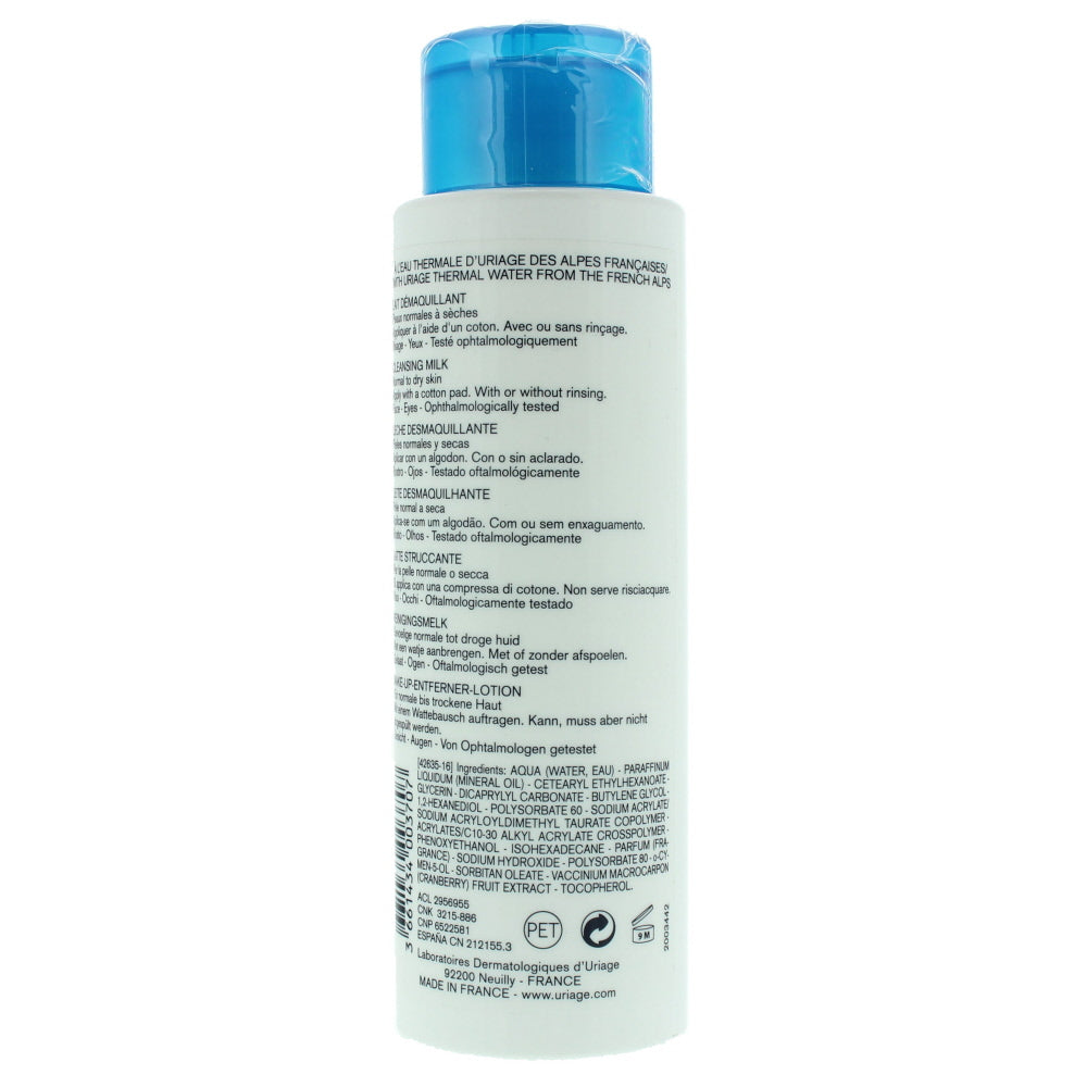Uriage Normal To Dry Skin Cleansing Milk 250ml