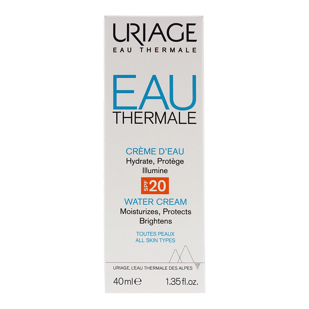 Uriage Eau Thermale Water SPF 20 All Skin Types Cream 40ml - Box