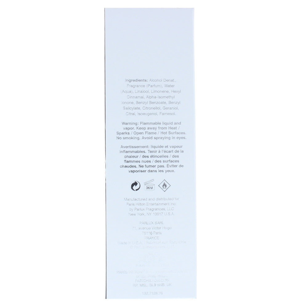 Paris Hilton Anniversary Limited Anniversary Edition Eau de Parfum 100ml - Ingredients