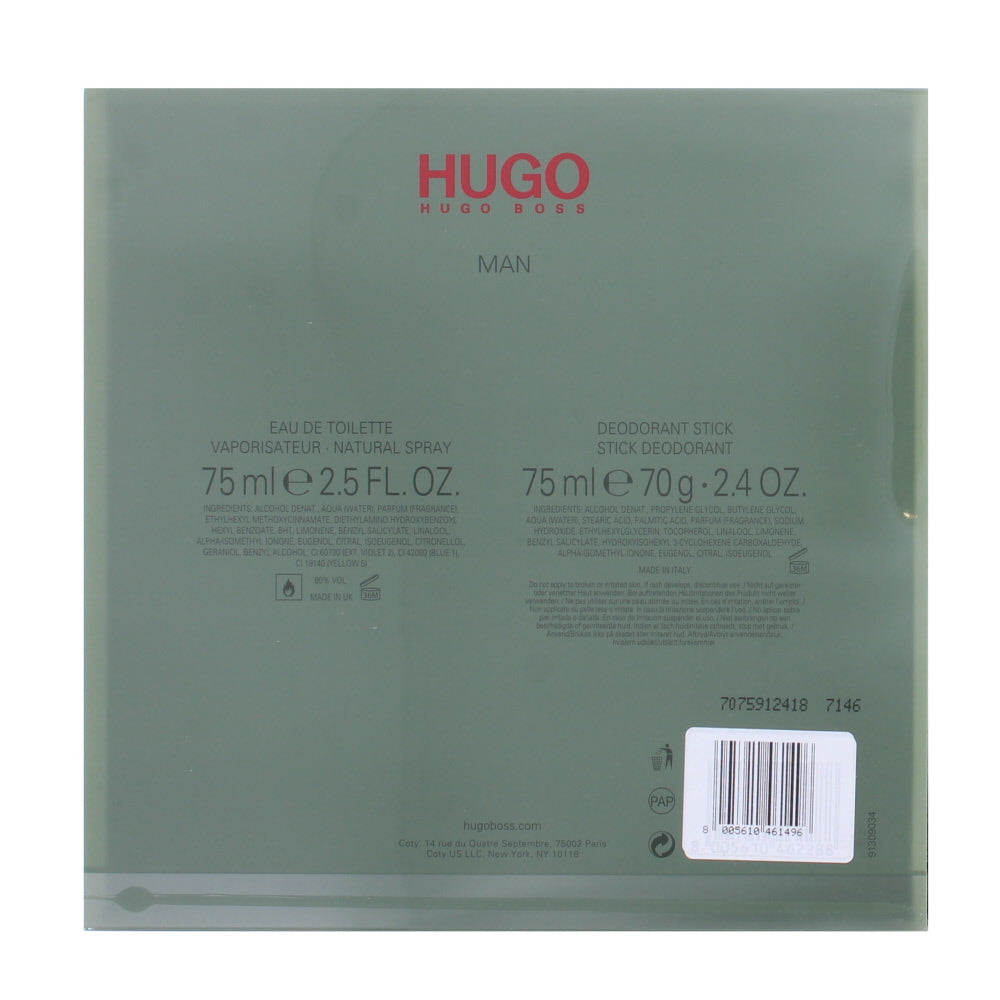 Hugo Boss Hugo Man Eau de Toilette 2 Pieces Gift Set
