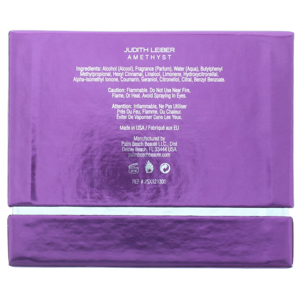 Judith Leiber Amethyst Eau de Parfum 40ml - Ingredients