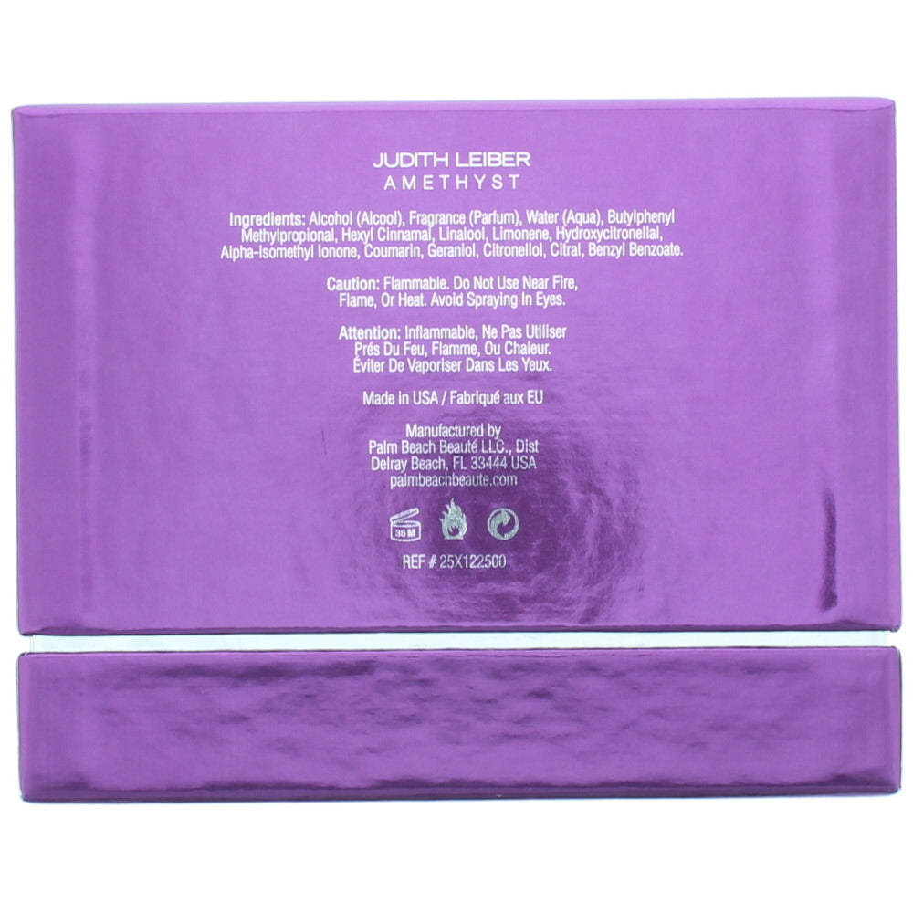 Judith Leiber Amethyst Eau de Parfum 75ml - Ingredients
